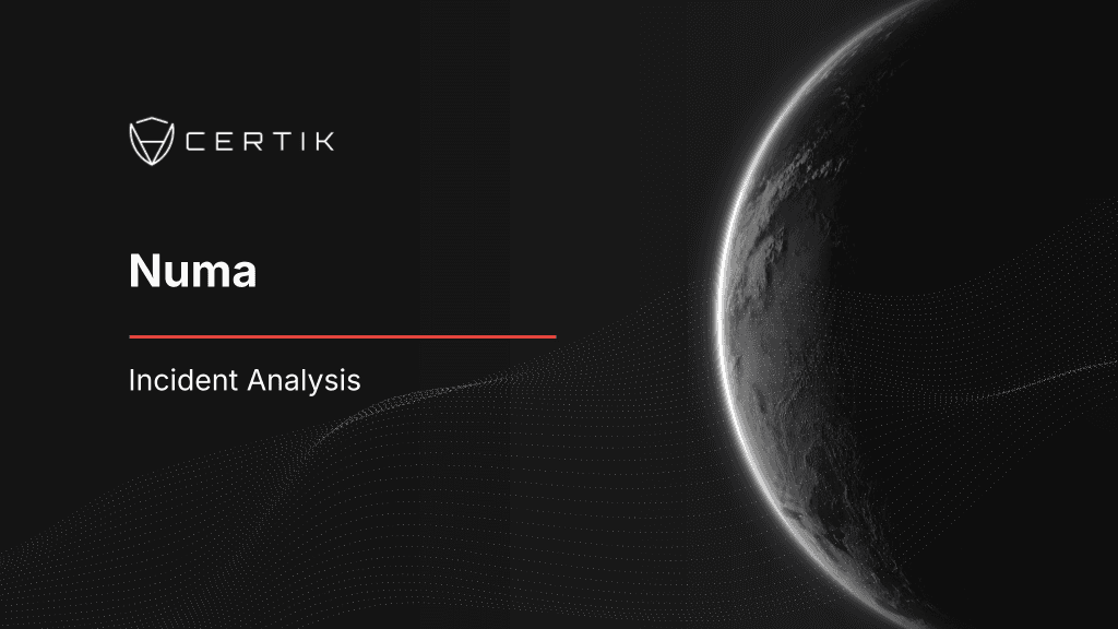 Numa Incident Analysis