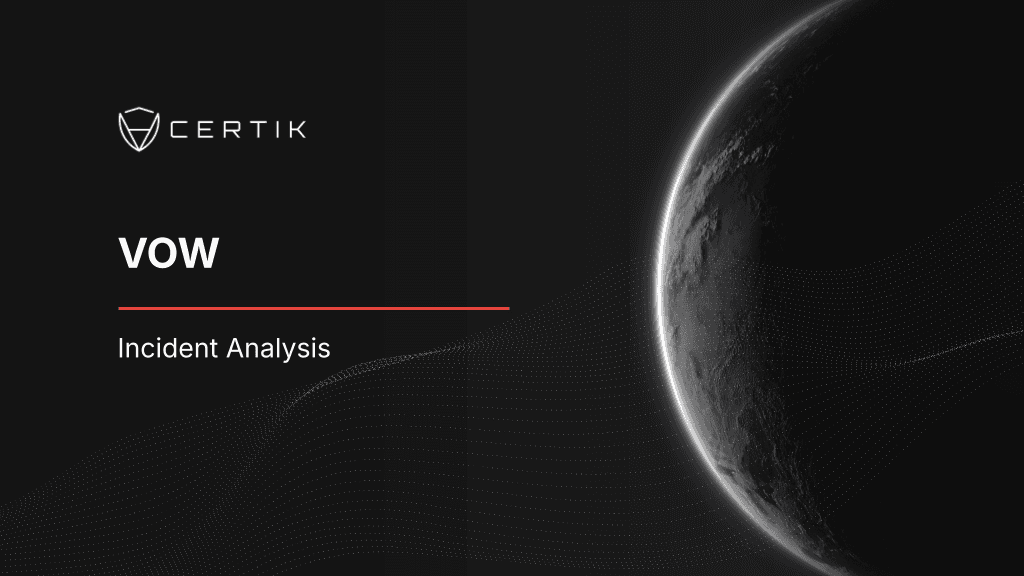 Vow Incident Analysis